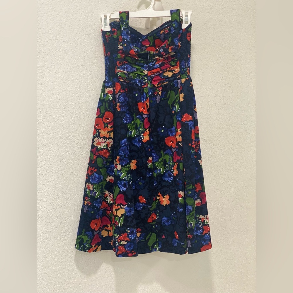 HD in Paris Corduroy Floral Mini Dress